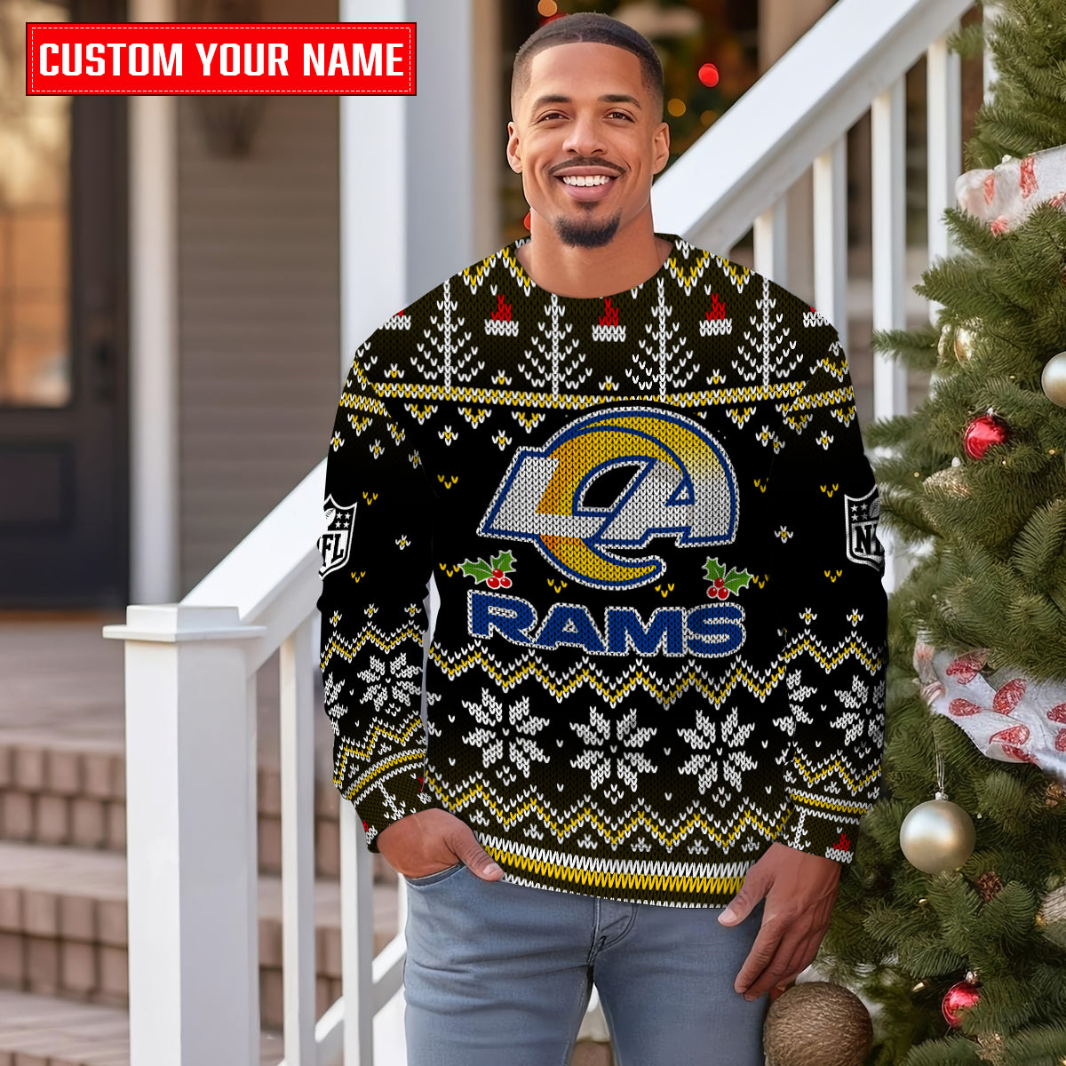 Los Angeles Rams Premium Ugly Christmas Sweater Special Edition  AZCAUSW000072