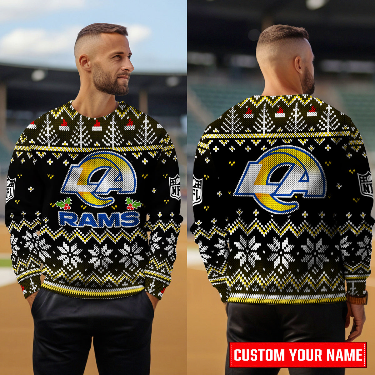 Los Angeles Rams Premium Ugly Christmas Sweater Special Edition  AZCAUSW000072