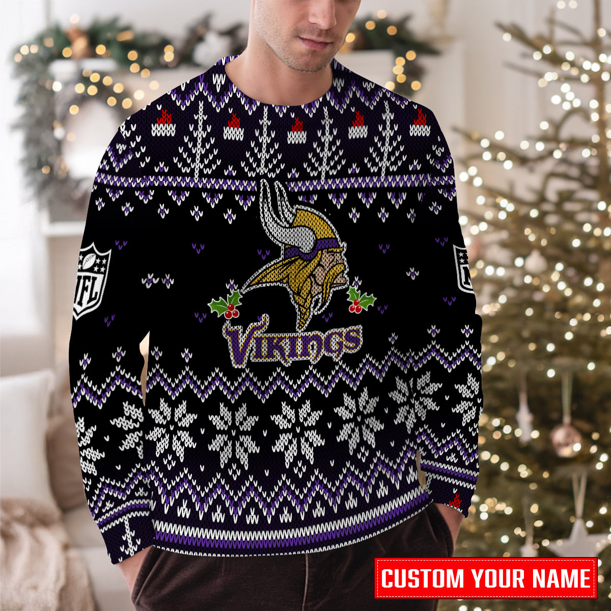 Minnesota Vikings Premium Ugly Christmas Sweater Special Edition AZCAUSW000073