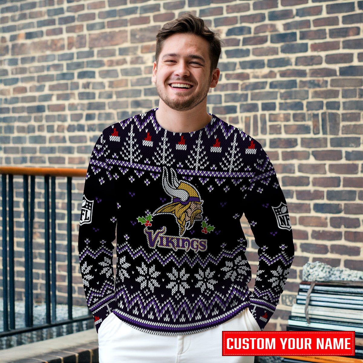 Minnesota Vikings Premium Ugly Christmas Sweater Special Edition AZCAUSW000073