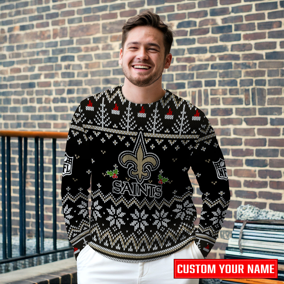 New Orleans Saints Premium Ugly Christmas Sweater Special Edition AZCAUSW000074