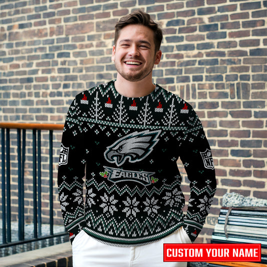Philadelphia Eagles Premium Ugly Christmas Sweater Special Edition  AZCAUSW000076