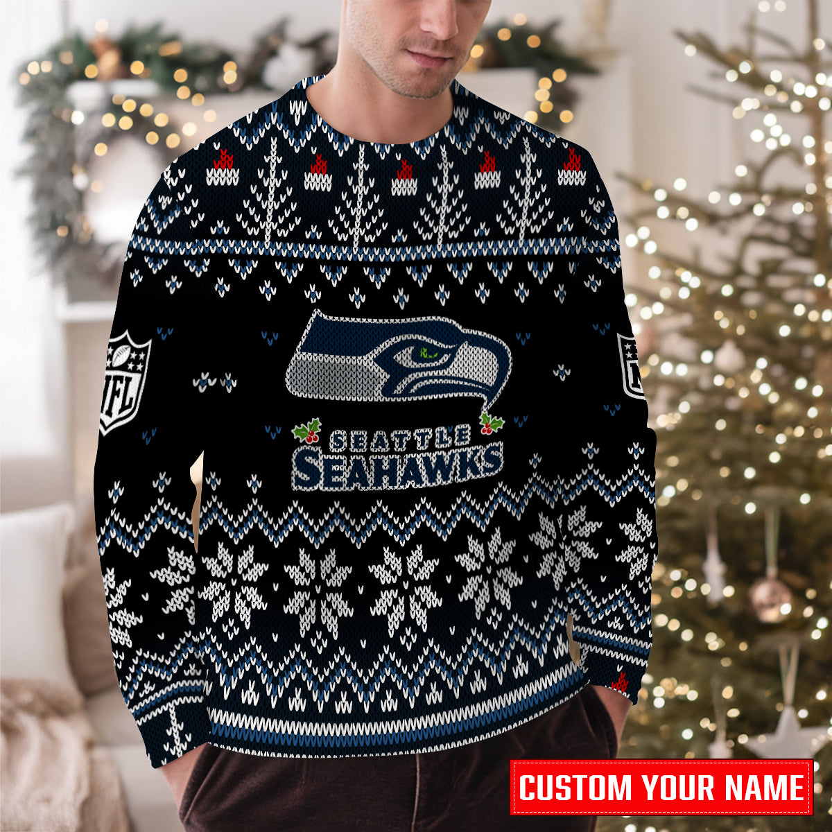 Seattle Seahawks Premium Ugly Christmas Sweater Special Edition AZCAUSW000078
