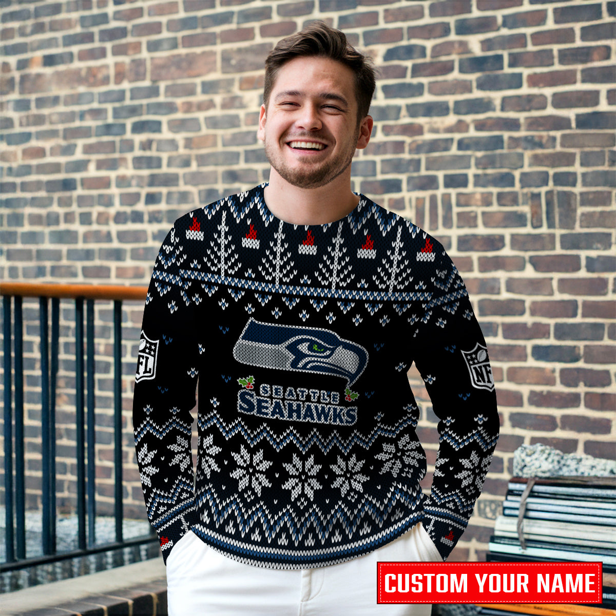 Seattle Seahawks Premium Ugly Christmas Sweater Special Edition AZCAUSW000078