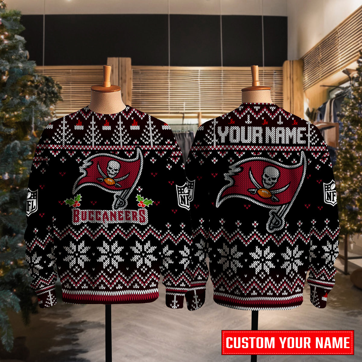 Tampa Bay Buccaneers Premium Ugly Christmas Sweater Special Edition AZCAUSW000079