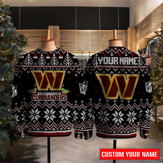 Washington Commanders Premium Ugly Christmas Sweater Special Edition AZCAUSW000080