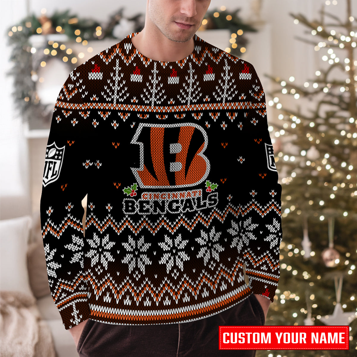 Cincinnati Bengals Premium Ugly Christmas Sweater Special Edition AZCAUSW000083