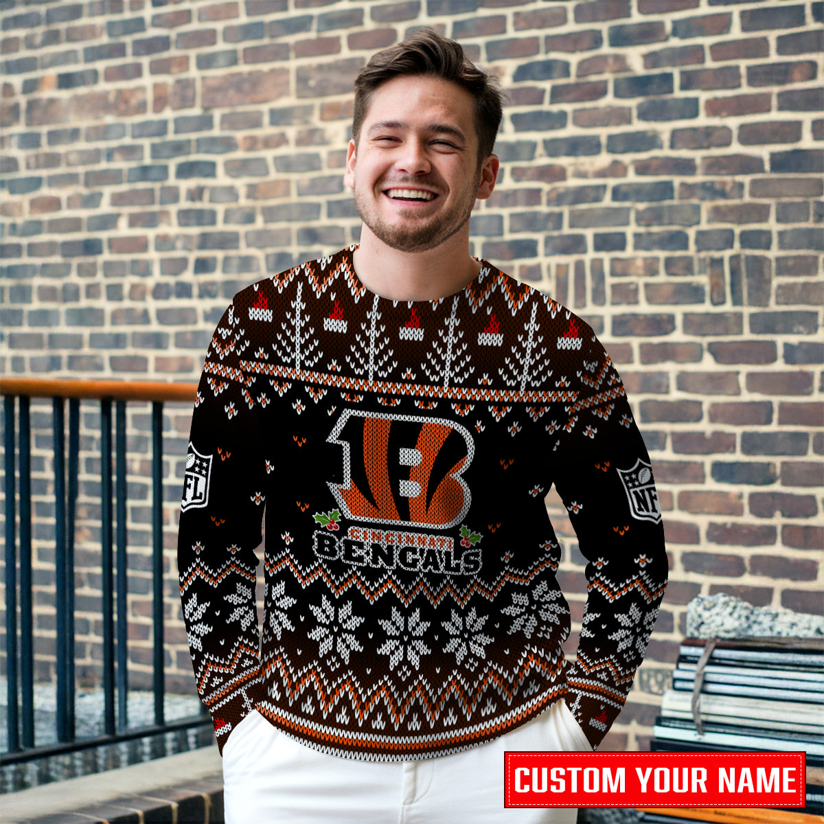 Cincinnati Bengals Premium Ugly Christmas Sweater Special Edition AZCAUSW000083