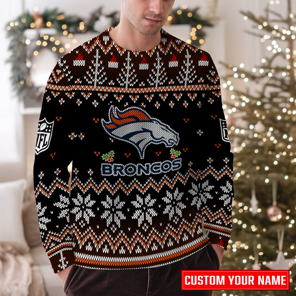 Denver Broncos Premium Ugly Christmas Sweater Special Edition AZCAUSW000085