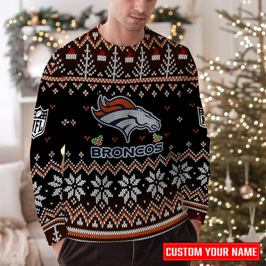 Denver Broncos Premium Ugly Christmas Sweater Special Edition AZCAUSW000085