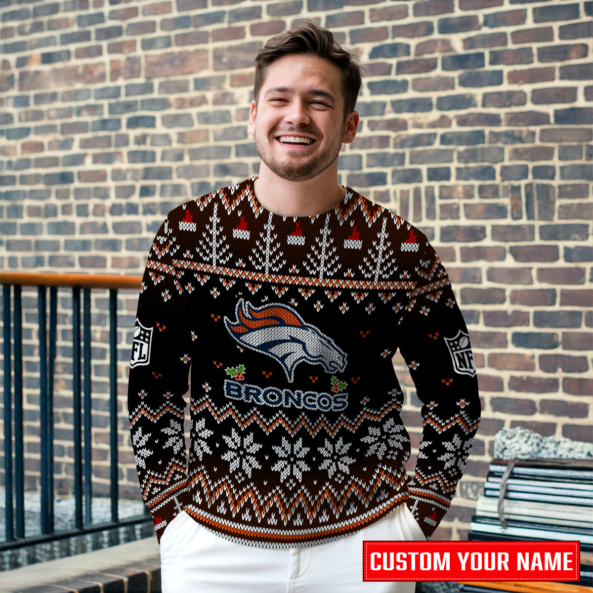 Denver Broncos Premium Ugly Christmas Sweater Special Edition AZCAUSW000085