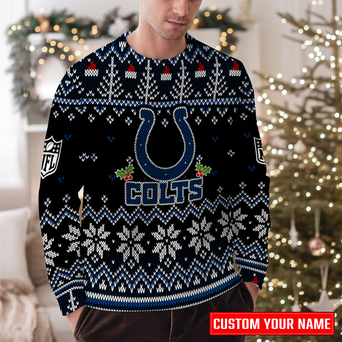 Indianapolis Colts Premium Ugly Christmas Sweater Special Edition AZCAUSW000087