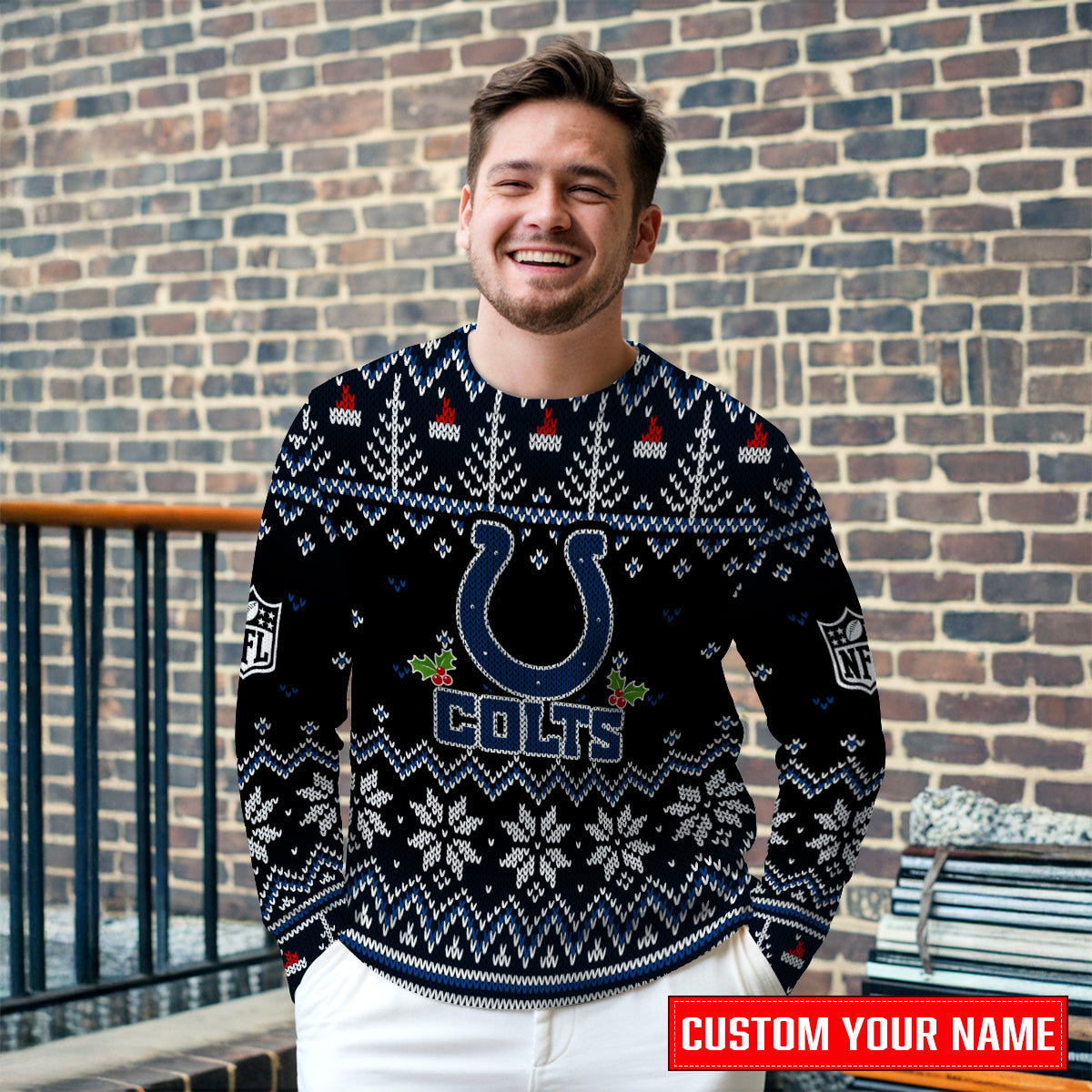 Indianapolis Colts Premium Ugly Christmas Sweater Special Edition AZCAUSW000087