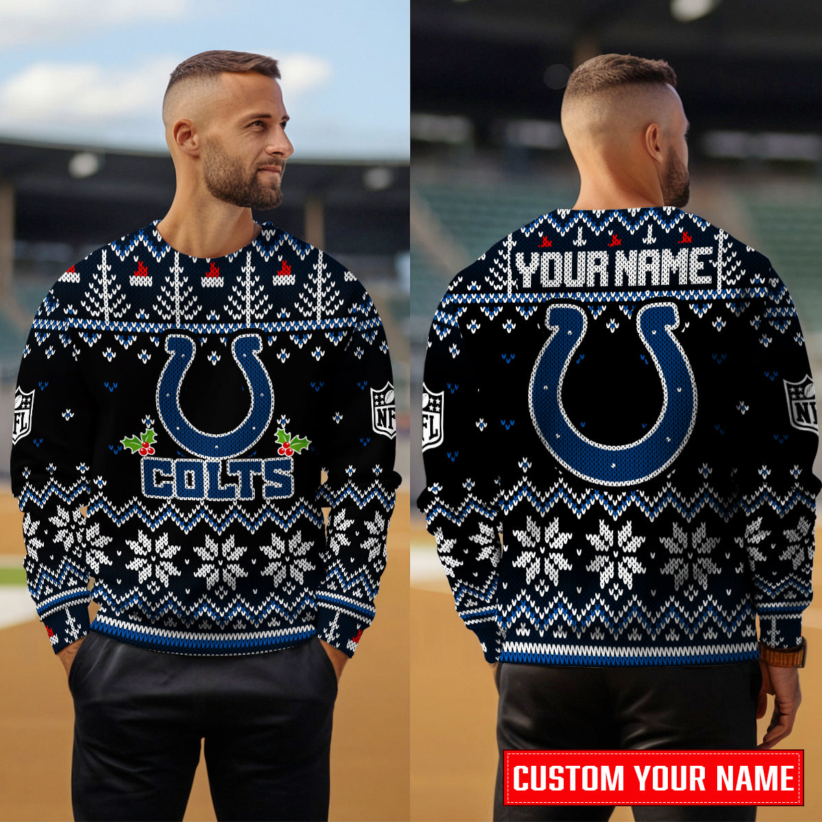 Indianapolis Colts Premium Ugly Christmas Sweater Special Edition AZCAUSW000087