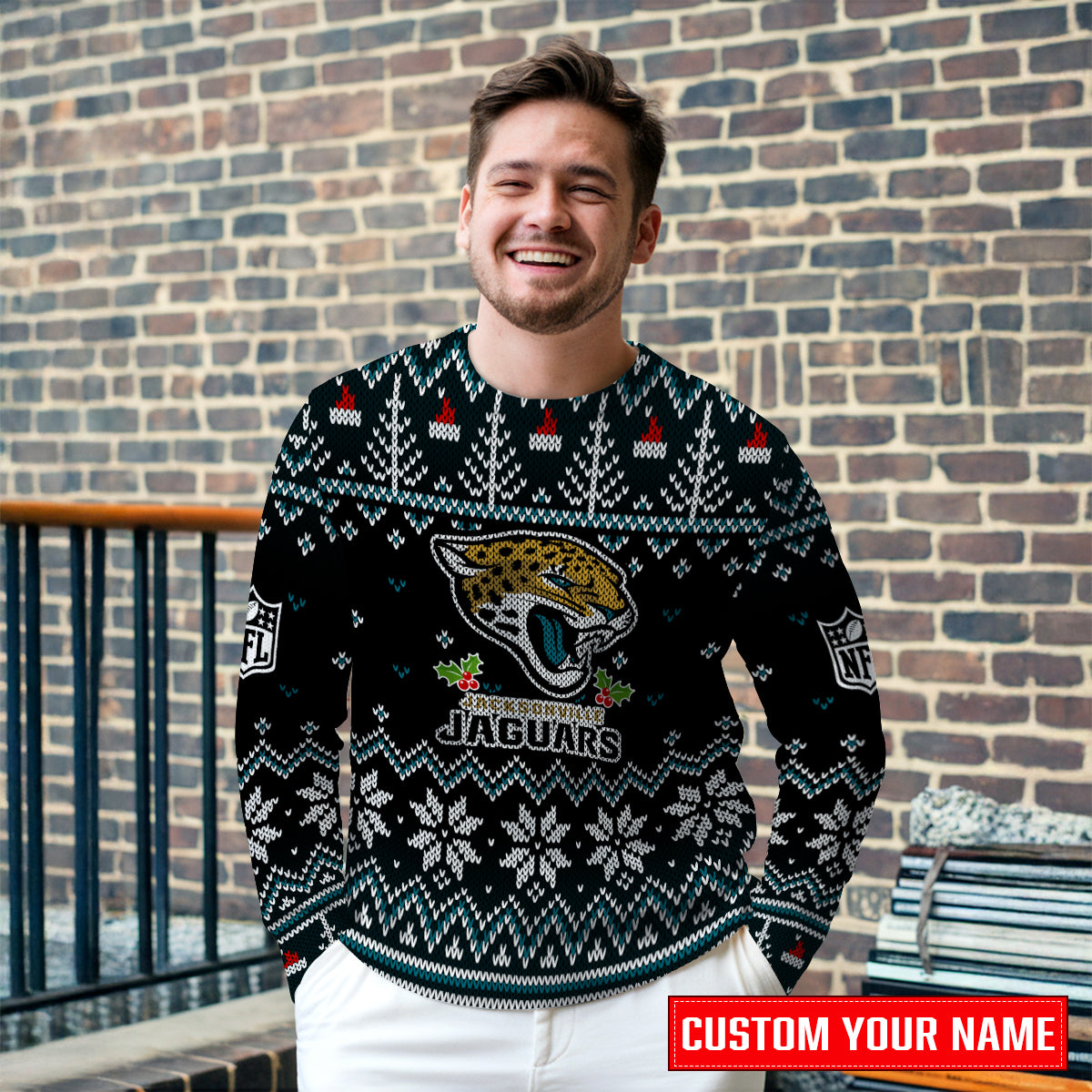Jacksonville Jaguars Premium Ugly Christmas Sweater Special Edition AZCAUSW000088
