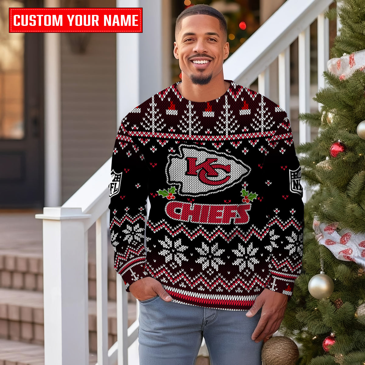 Kansas City Chiefs Premium Ugly Christmas Sweater Special Edition AZCAUSW000089