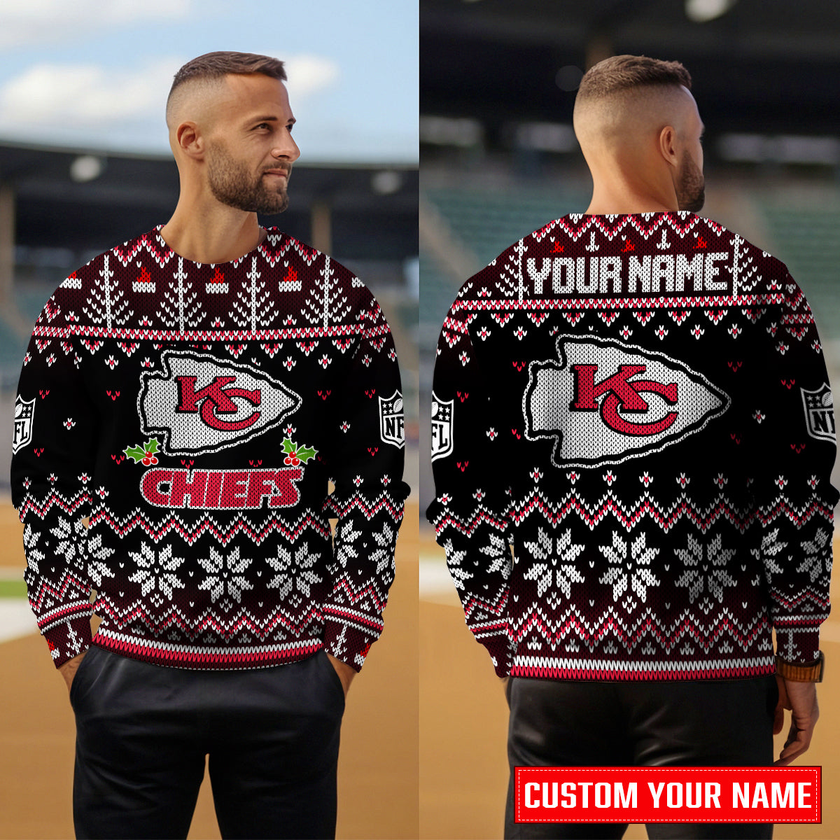 Kansas City Chiefs Premium Ugly Christmas Sweater Special Edition AZCAUSW000089