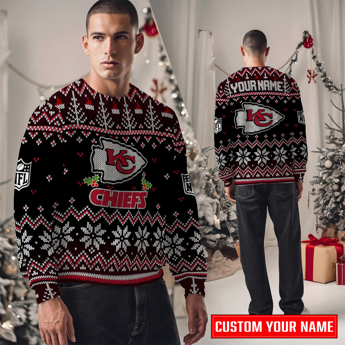 Kansas City Chiefs Premium Ugly Christmas Sweater Special Edition AZCAUSW000089