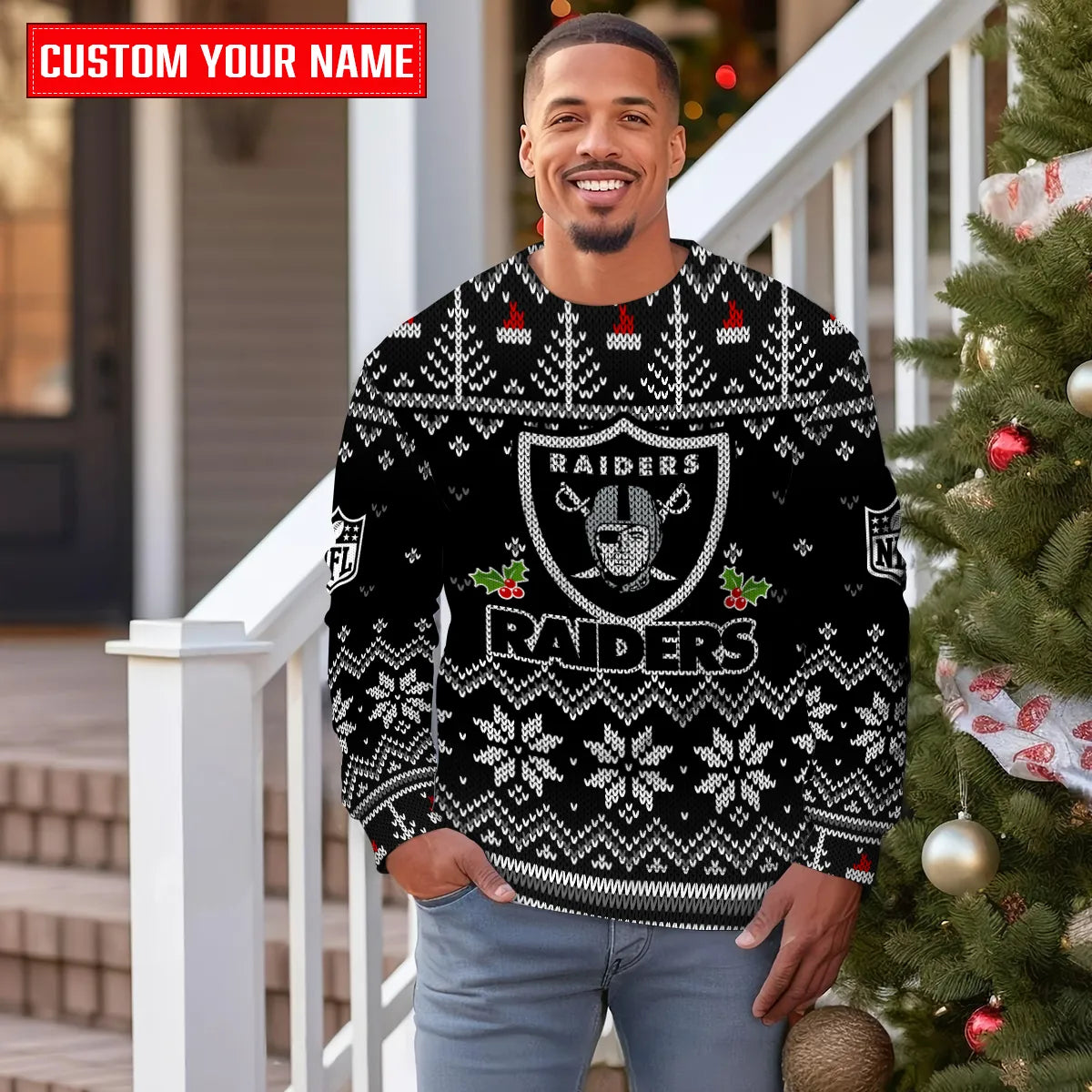 Las Vegas Raiders Premium Ugly Christmas Sweater Special Edition AZCAUSW000090