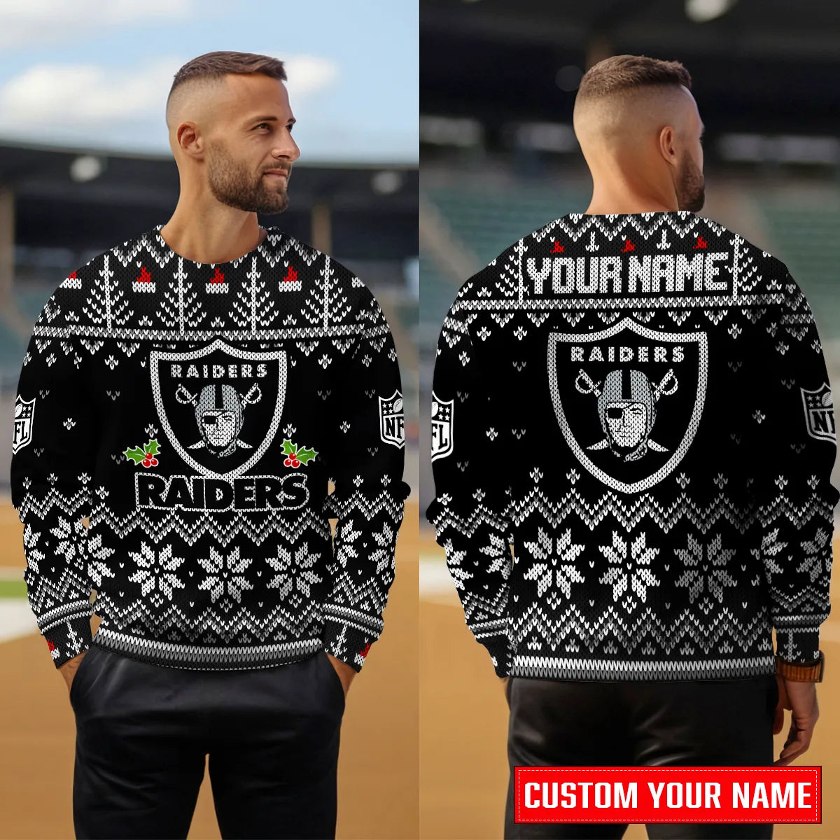 Las Vegas Raiders Premium Ugly Christmas Sweater Special Edition AZCAUSW000090