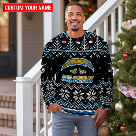 Los Angeles Chargers Premium Ugly Christmas Sweater Special Edition AZCAUSW000091