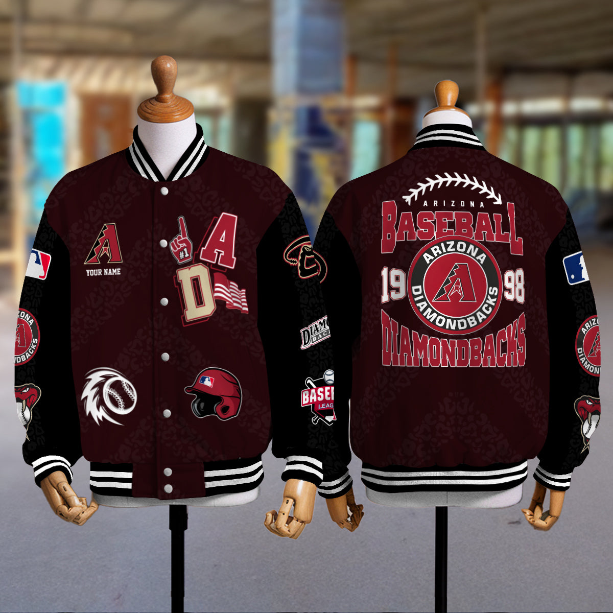 Arizona Diamondbacks Premium New Varsity Jacket MLB AZCAVJK0000226