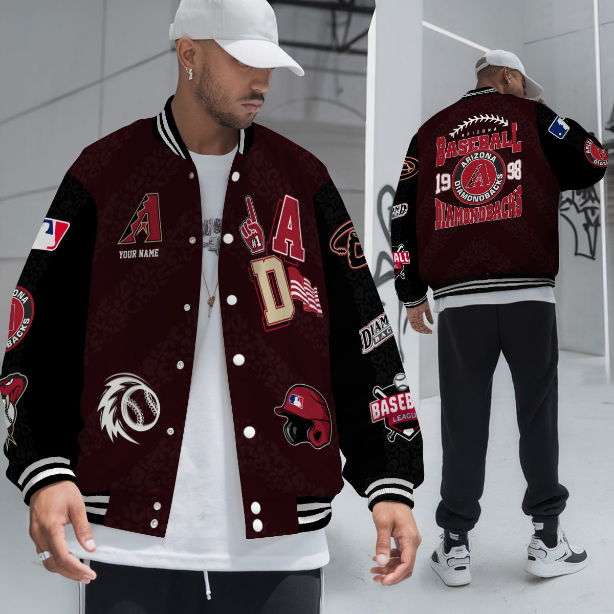 Arizona Diamondbacks Premium New Varsity Jacket MLB AZCAVJK0000226