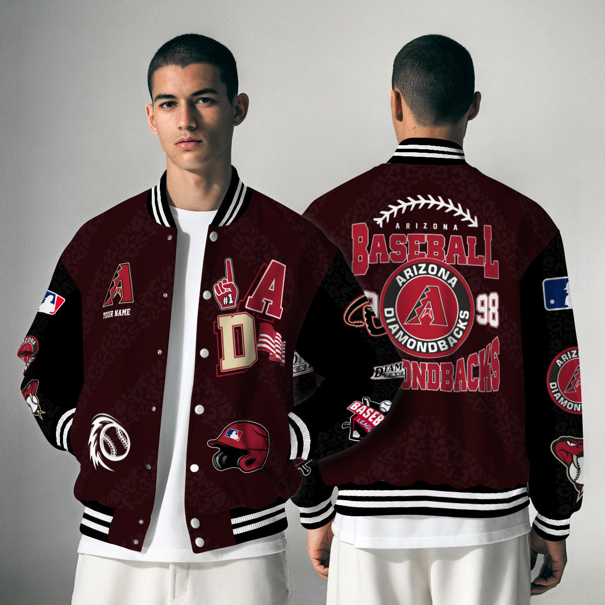Arizona Diamondbacks Premium New Varsity Jacket MLB AZCAVJK0000226