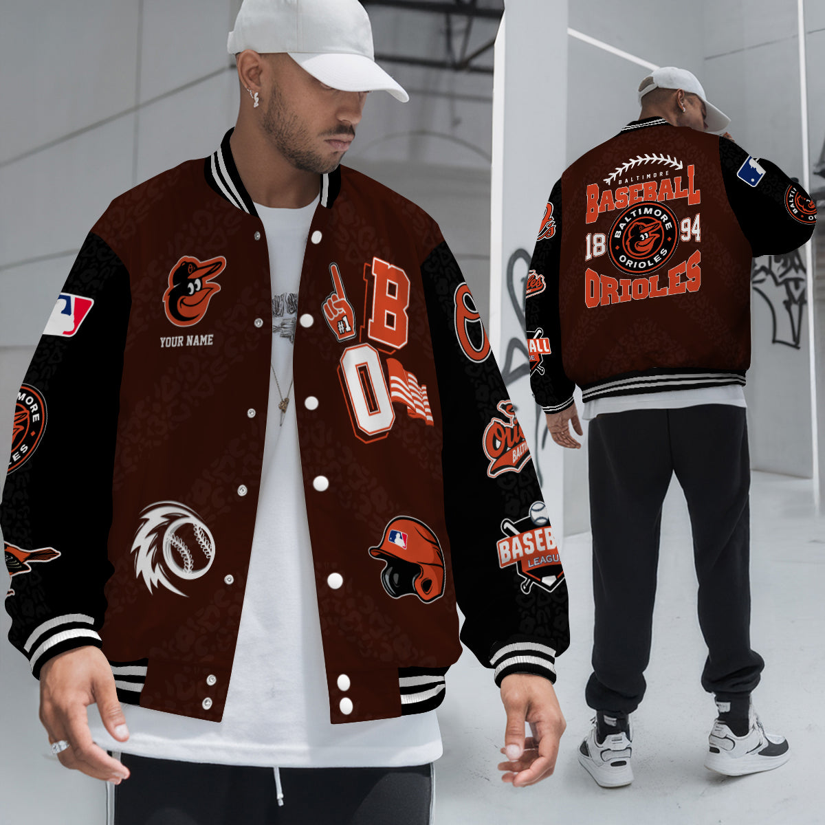 Baltimore Orioles Premium New Varsity Jacket MLB AZCAVJK0000228