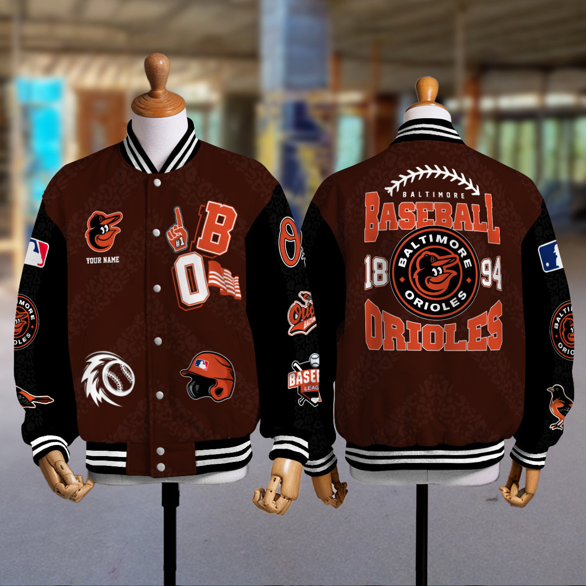 Baltimore Orioles Premium New Varsity Jacket MLB AZCAVJK0000228