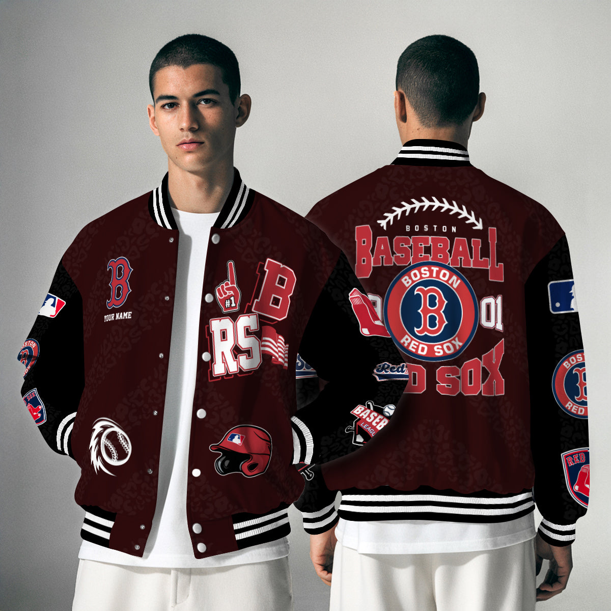 Boston Red Sox Premium New Varsity Jacket MLB AZCAVJK0000229