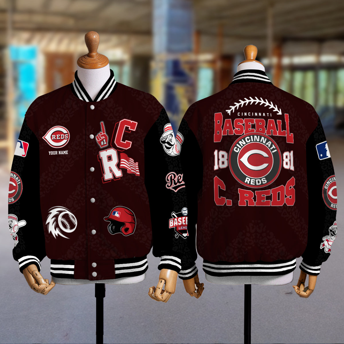 Cincinnati Reds Premium New Varsity Jacket MLB AZCAVJK0000232