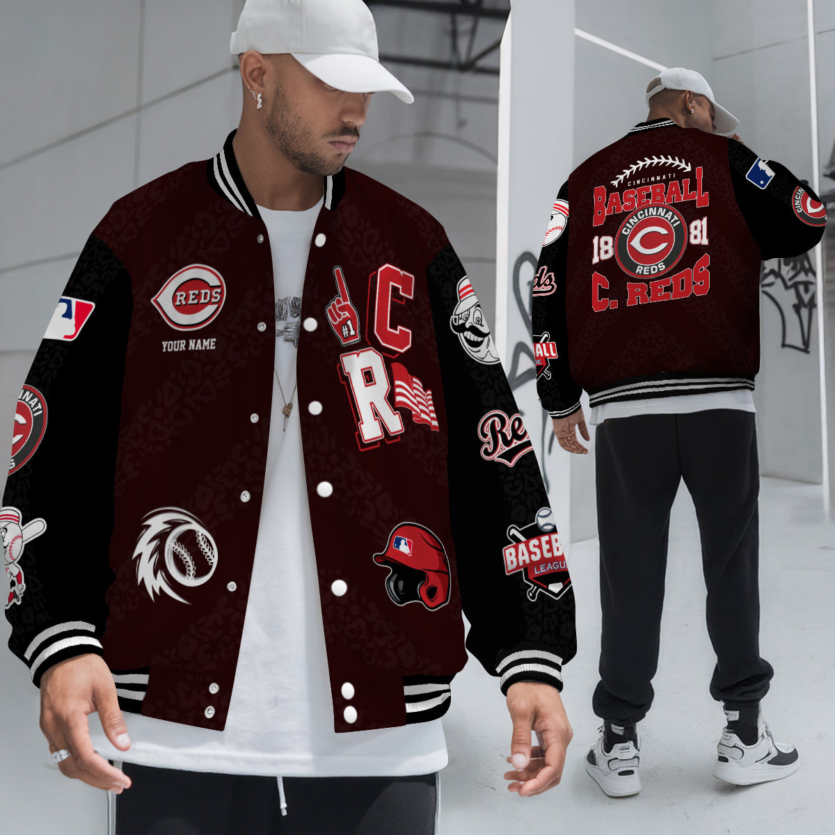 Cincinnati Reds Premium New Varsity Jacket MLB AZCAVJK0000232