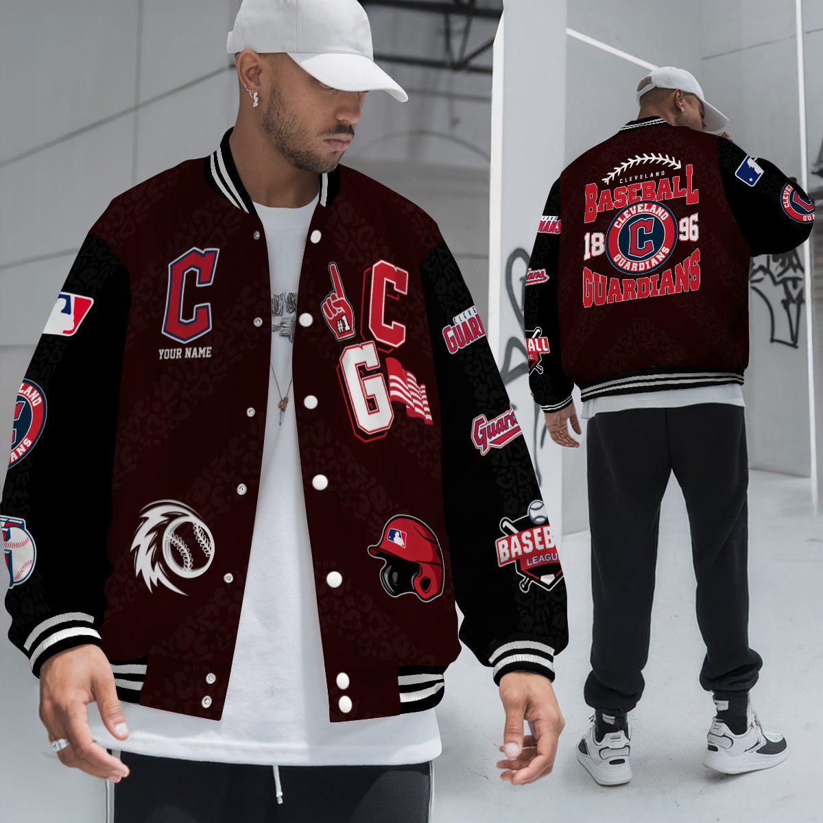 Cleveland Guardians Premium New Varsity Jacket MLB AZCAVJK0000233