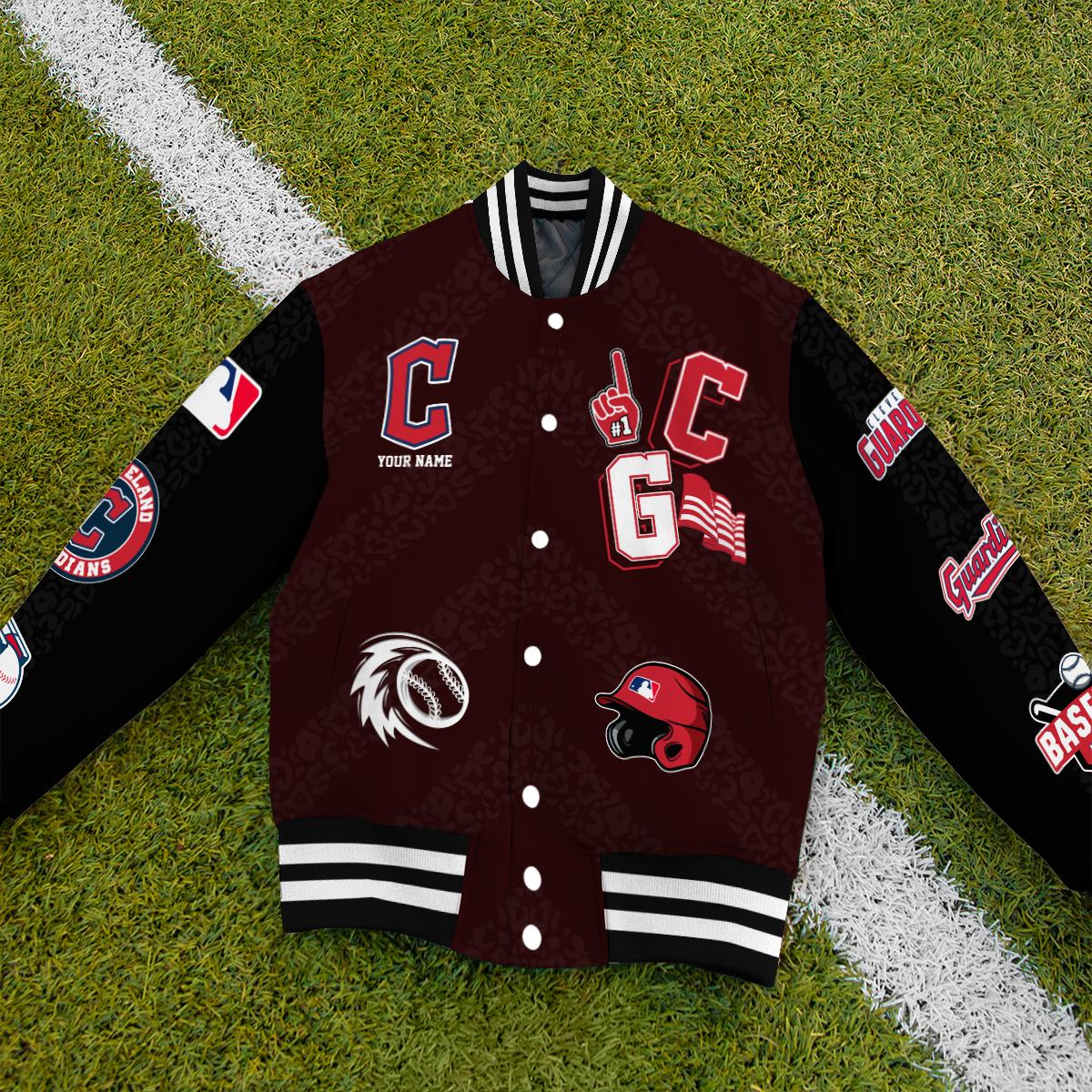 Cleveland Guardians Premium New Varsity Jacket MLB AZCAVJK0000233