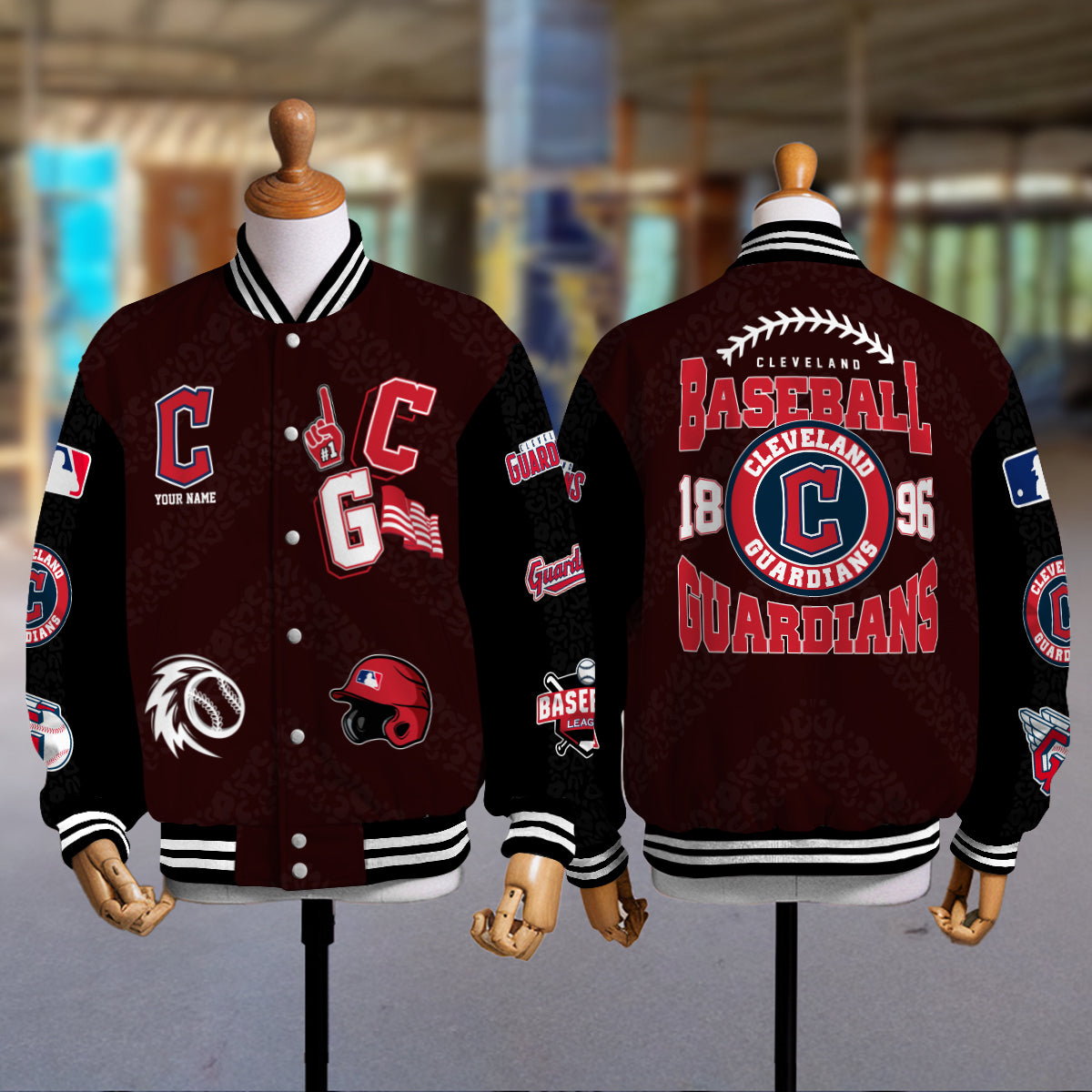 Cleveland Guardians Premium New Varsity Jacket MLB AZCAVJK0000233