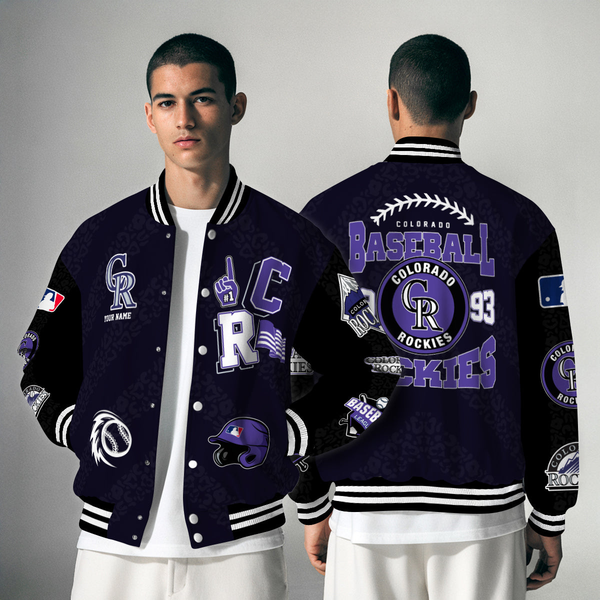 Colorado Rockies Premium New Varsity Jacket MLB AZCAVJK0000234