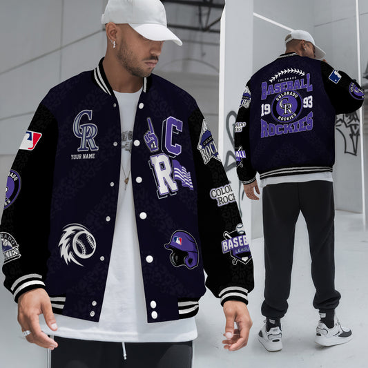 Colorado Rockies Premium New Varsity Jacket MLB AZCAVJK0000234