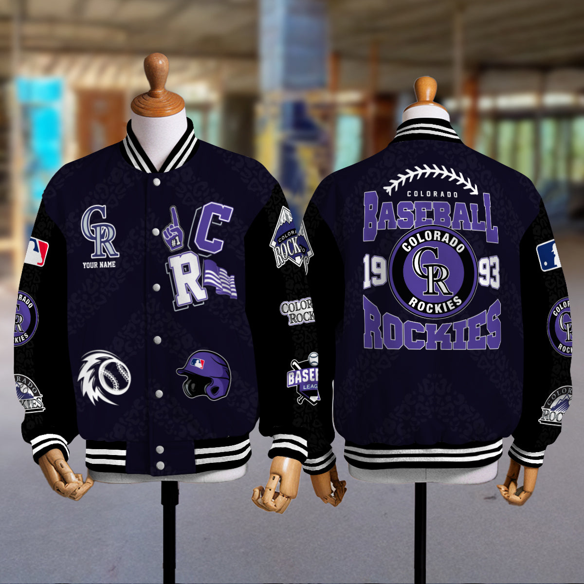 Colorado Rockies Premium New Varsity Jacket MLB AZCAVJK0000234