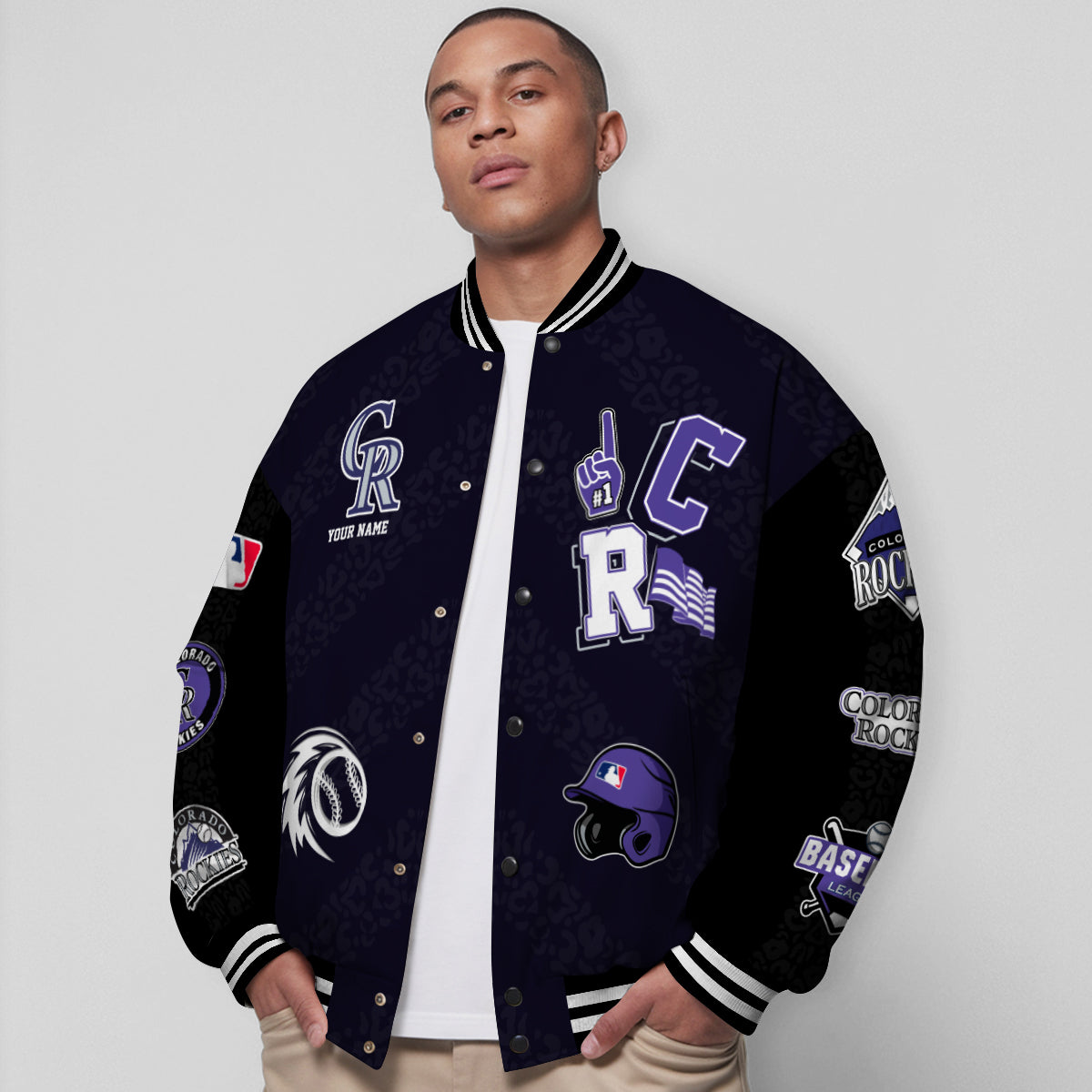 Colorado Rockies Premium New Varsity Jacket MLB AZCAVJK0000234