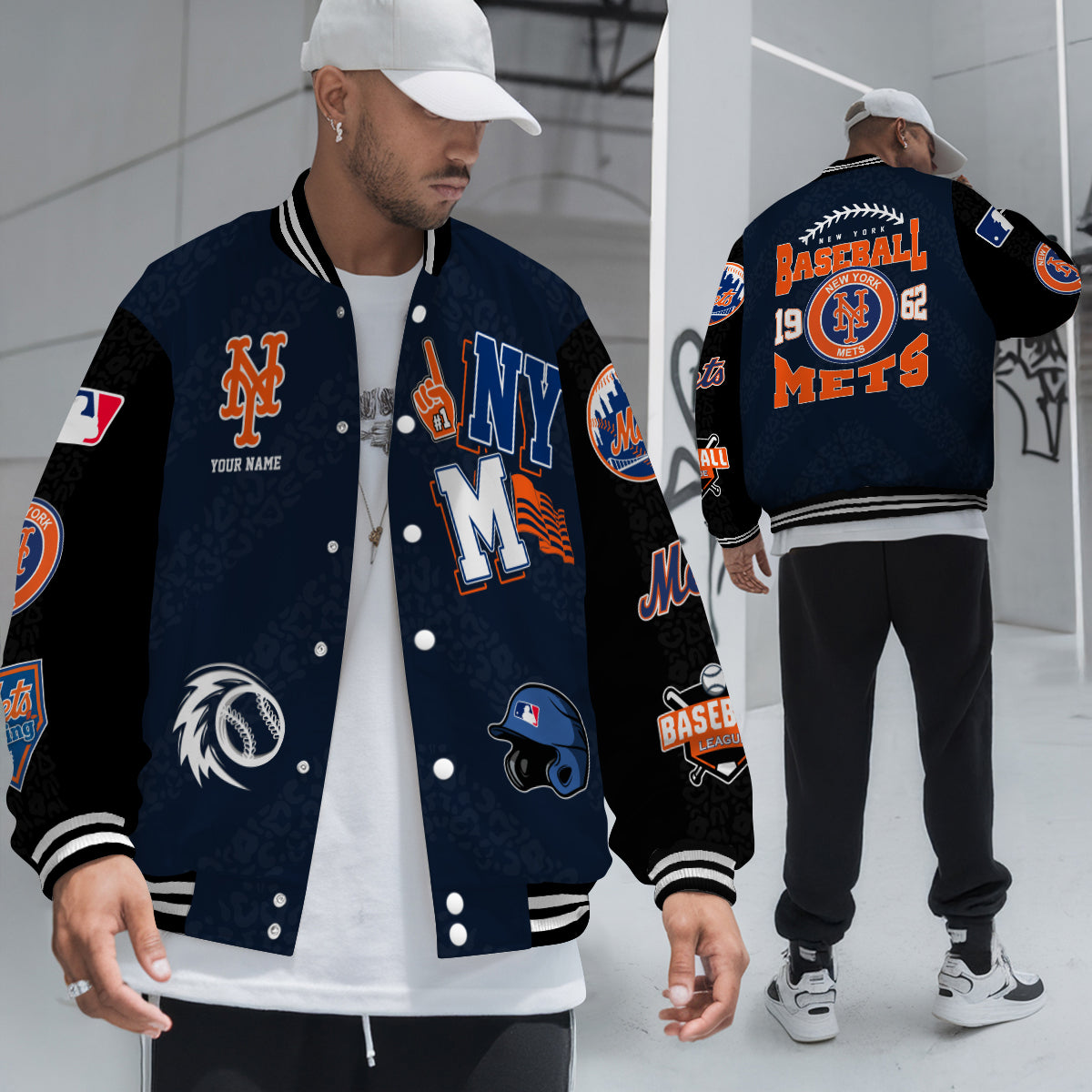 New York Mets Premium New Varsity Jacket MLB AZCAVJK0000243