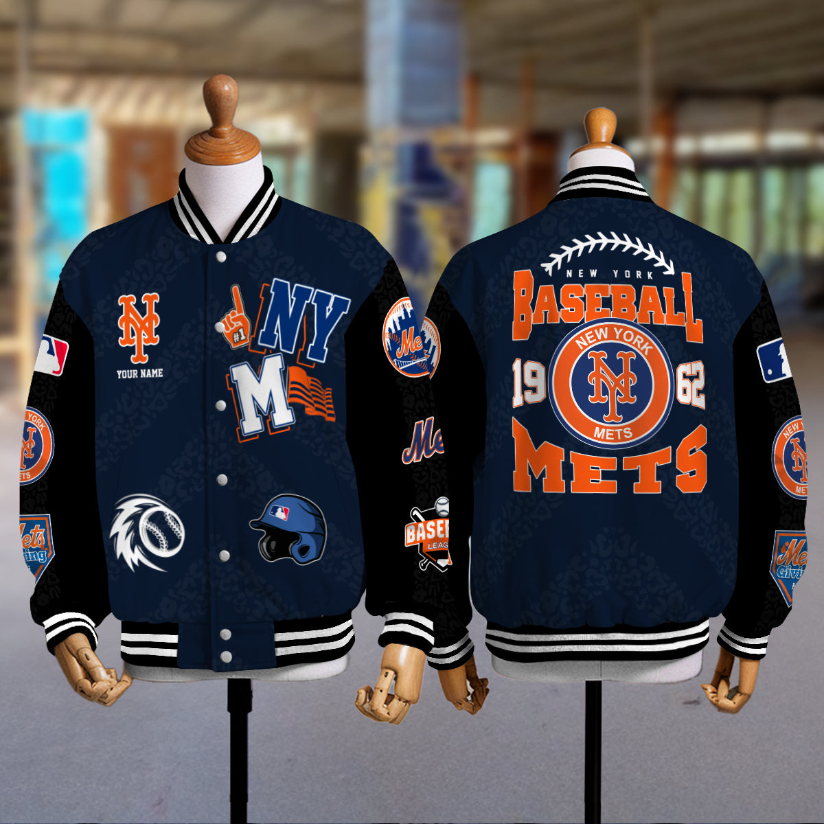 New York Mets Premium New Varsity Jacket MLB AZCAVJK0000243