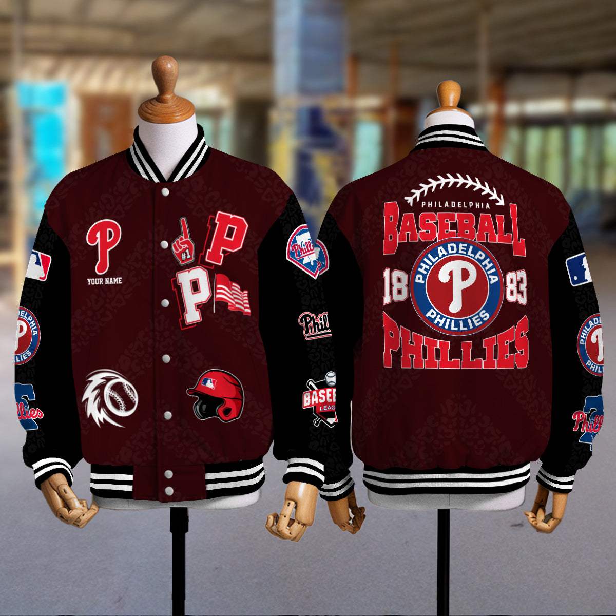 Philadelphia Phillies Premium New Varsity Jacket MLB AZCAVJK0000246