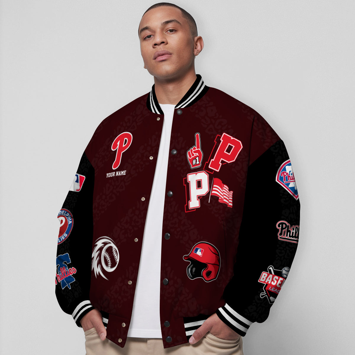 Philadelphia Phillies Premium New Varsity Jacket MLB AZCAVJK0000246