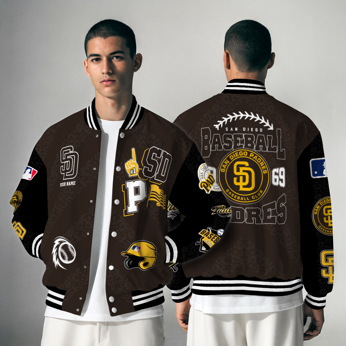 San Diego Padres Premium New Varsity Jacket MLB AZCAVJK0000248