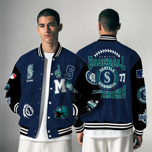 Seattle Mariners Premium New Varsity Jacket MLB AZCAVJK0000250