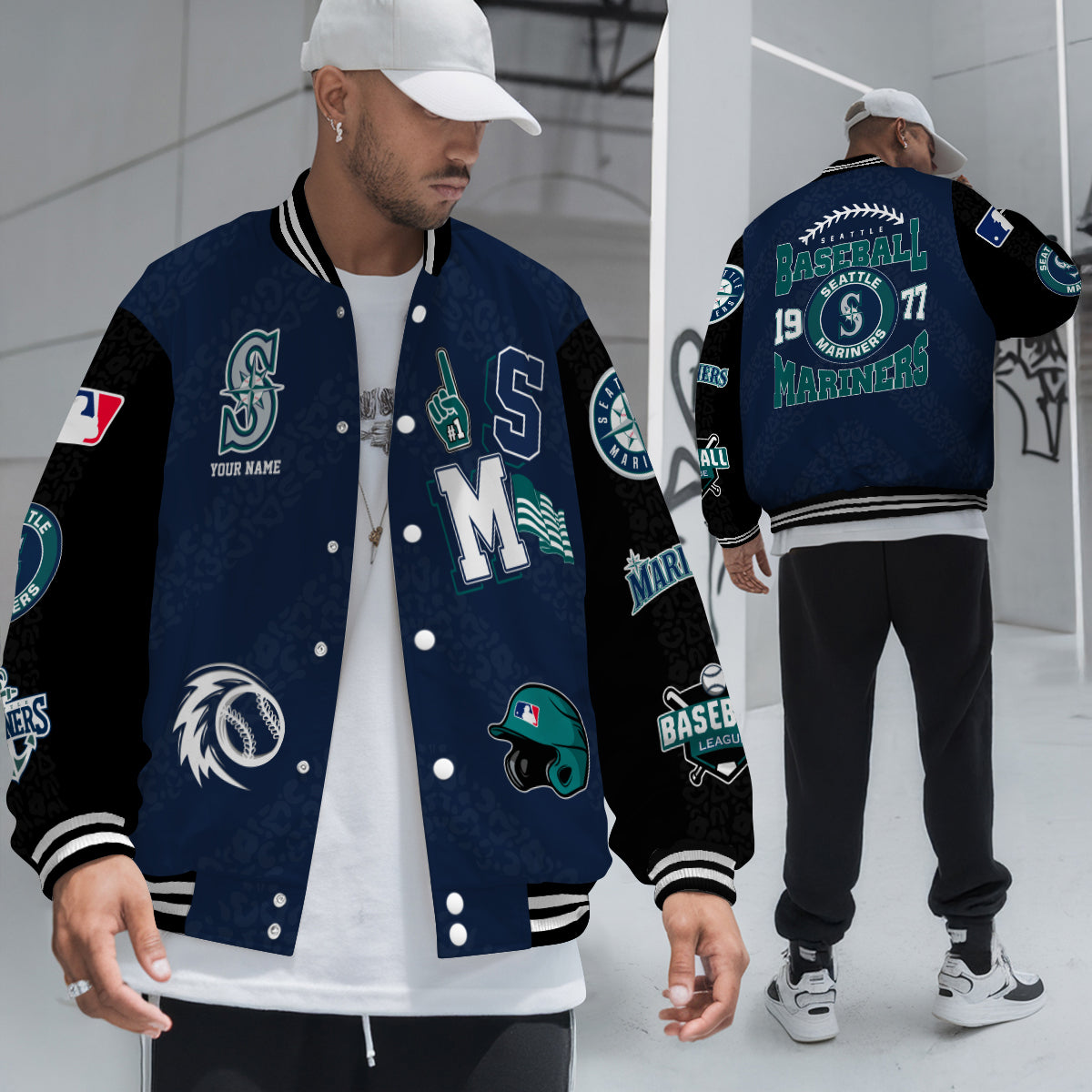 Seattle Mariners Premium New Varsity Jacket MLB AZCAVJK0000250