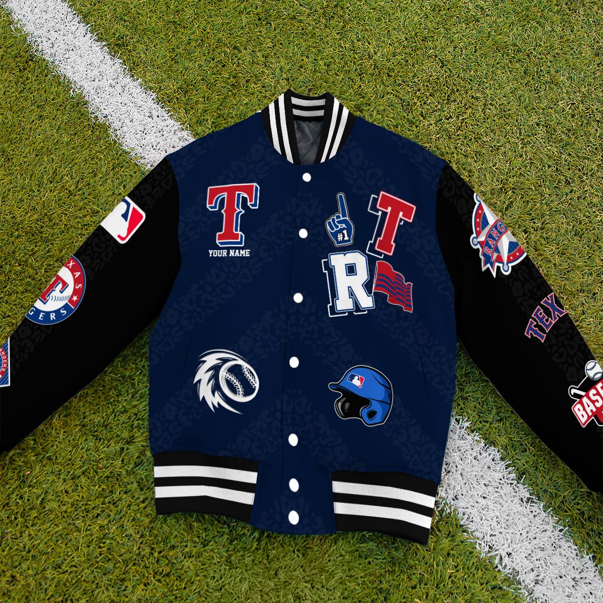 Texas Rangers Premium New Varsity Jacket MLB AZCAVJK0000253