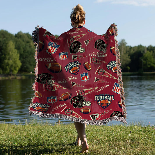 Atlanta Falcons Premium New Woven Throw Blanket AZCAWVB000162
