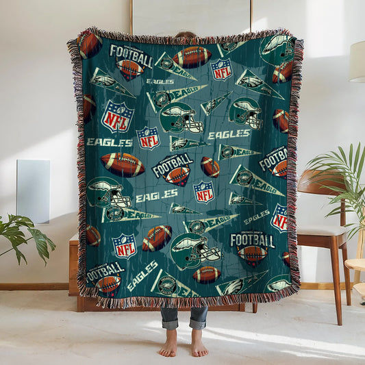 Philadelphia Eagles Premium New Woven Throw Blanket AZCAWVB000172